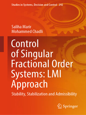 cover image of Control of Singular Fractional Order Systems